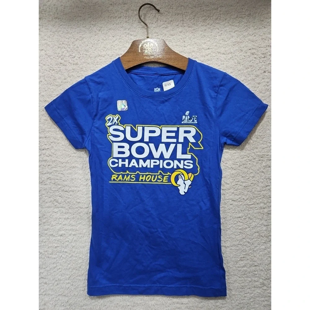 Los Angeles Rams T-shirt Boys Size XL Superbowl Champions NEW Tags.